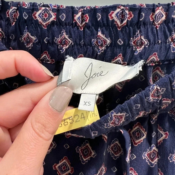 Joie Silk Cropped Deidre B Pant - Picture 7 of 8